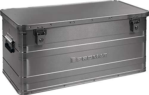 Unbekannt Aluminiumbox Alubox Lagerkiste Transportkiste Transportbox extra stabil und Robust (90 Liter) von Unbekannt