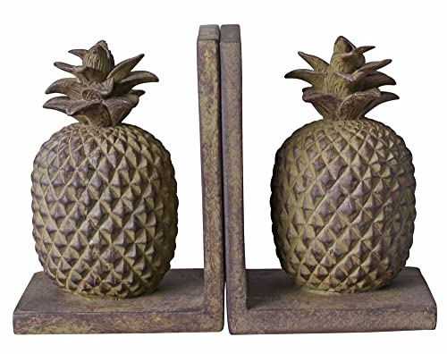 Unbekannt Ananas Figur Buchstützen Pineapple Buchständer Skulptur Früchte Vintage cw185 Palazzo Exklusiv von Unbekannt