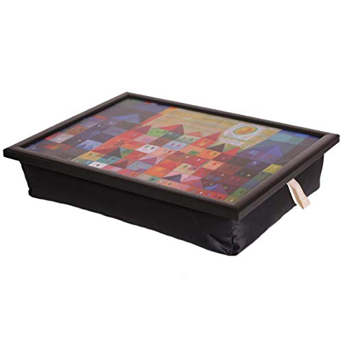 Andrew´s Knietablett Laptray mit Kissen Tablett für Laptop Stadtmotiv von Unbekannt