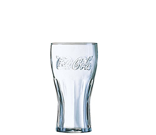 Arcoroc Coca-Cola FH27 Konturglas, mit Füllstrich bei 200ml, 6 Stück von Arcoroc