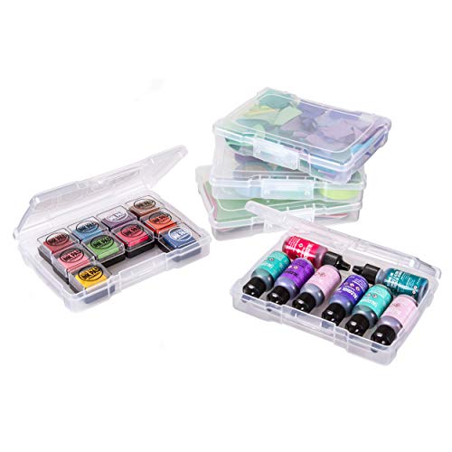 ArtBin 6946ZZ Foto-und Bastelorganizer, 10,2 x 15,2 cm, 12 Aufbewahrungsboxen aus Kunststoff, transparent, 0, 12-Pack, stück von ArtBin