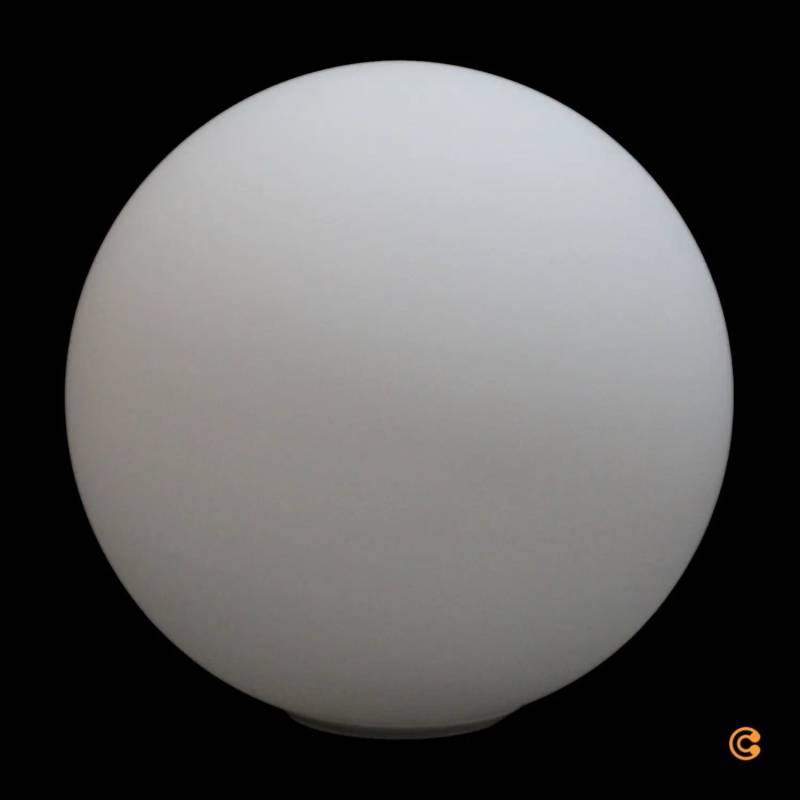 Artemide Wandleuchte Lampe Weiß Led Ip65 Glas ø 35 Cm Austauschbar E27 B-Ware von Unbekannt