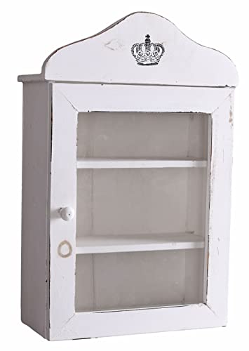 Unbekannt Arzneischrank Wandschrank Krone Hausapotheke Wandvitrine Weiss 30cm Badschrank mxa055 Palazzo Exklusiv von Unbekannt