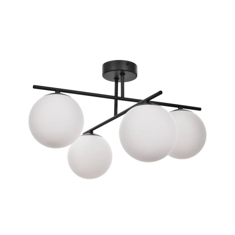 B-Ware Aurora Deckenleuchte Lampe Schwarz Glas ø 50 Cm 4 Flammig E14 B-Ware Aurora Deckenleuchte Lampe Schwarz Glas ø 50 Cm 4 Flammig E14 von Unbekannt
