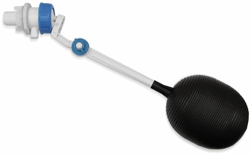 Unbekannt Automatisches Füllventil für WC Spülkästen und Wassertanks, Schwimmerventil aus Kunststoff, 30 cm Schwimmerstab, max. 25 mm Wanddicke, Ø 21 mm Befestigungsloch, WC-Füllventil Unbekannt Automatisches Füllventil für WC Spülkästen und Wassertanks, Schwimmerventil aus Kunststoff, 30 cm Schwimmerstab, max. 25 mm Wanddicke, Ø 21 mm Befestigungsloch, WC-Füllventil von Unbekannt