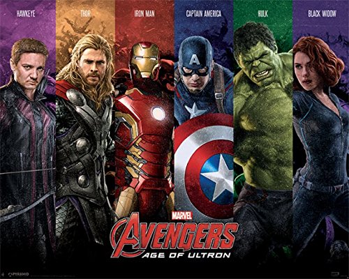 Avengers: Age of Ultron – Team – 40 x 50 cm Kunstdruck/Poster Avengers: Age of Ultron – Team – 40 x 50 cm Kunstdruck/Poster von Unbekannt