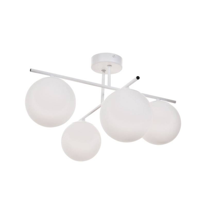 B-Ware Deckenleuchte Aurora Lampe Beleuchtung Weiß ø 50 Cm 4 Flammig Glas E14 B-Ware Deckenleuchte Aurora Lampe Beleuchtung Weiß ø 50 Cm 4 Flammig Glas E14 von Unbekannt