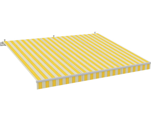 B-Ware Gelenkarmmarkise Sonnenschutz Markise 4x3 Stoff Gelb/Grau Lotuseffekt Ral 9006 B-Ware Gelenkarmmarkise Sonnenschutz Markise 4x3 Stoff Gelb/Grau Lotuseffekt Ral 9006 von Unbekannt