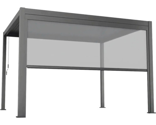 B-Ware Pergola Pavillon Terrassenüberdachung Mit Lamellendach Sonnenrollo von Unbekannt