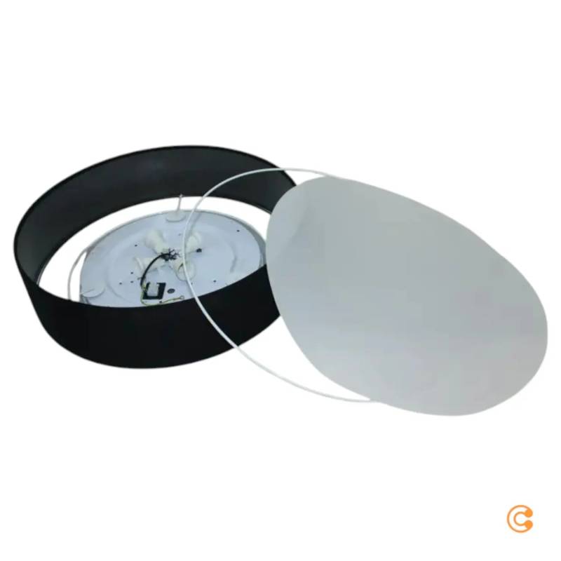 B-Ware Rondo Deckenleuchte Lampe Schwarz Hauptlicht Deckenlampe ø 50 Cm Leuchte Led E27 B-Ware Rondo Deckenleuchte Lampe Schwarz Hauptlicht Deckenlampe ø 50 Cm Leuchte Led E27 von Unbekannt