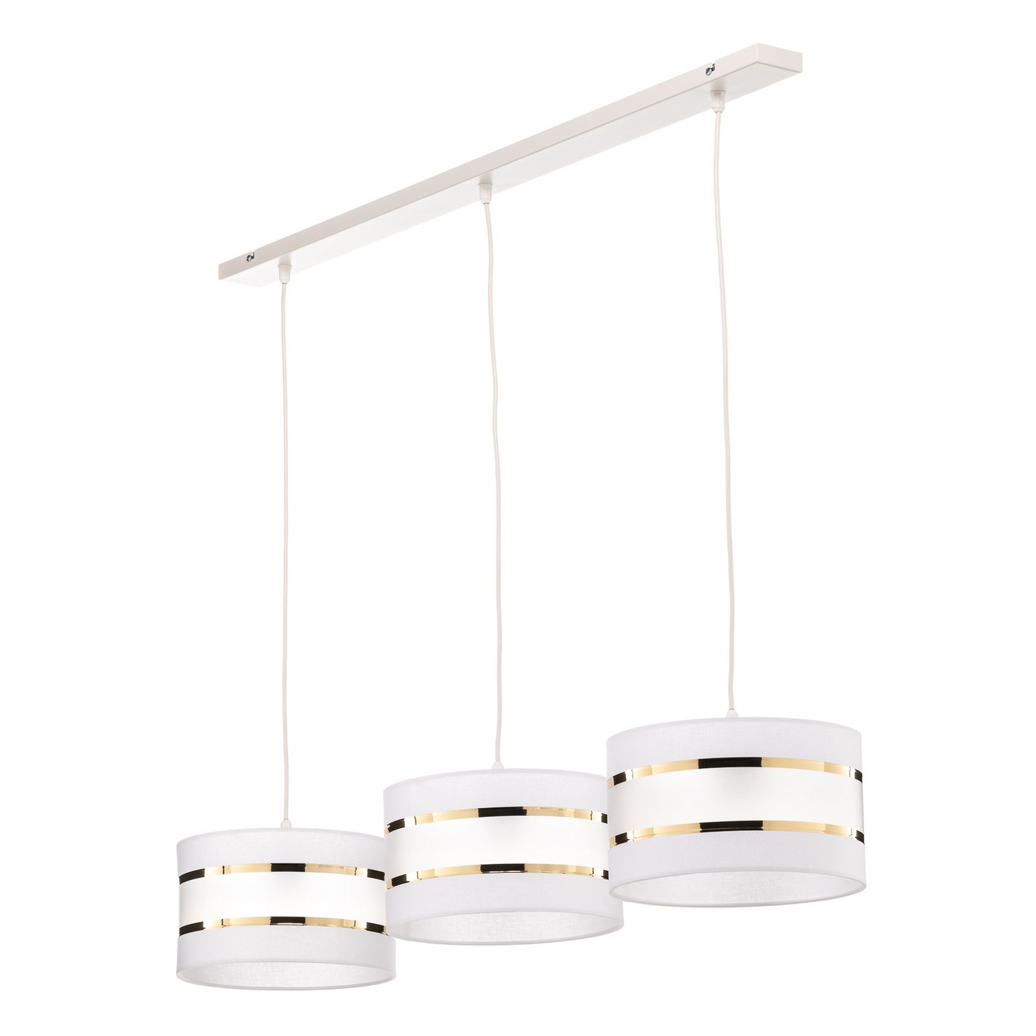 B-Ware Unbekannt Balkenpendelleuchte Hängelampe Helen Weiß Gold Dreiflammig Esszimmer B-Ware Unbekannt Balkenpendelleuchte Hängelampe Helen Weiß Gold Dreiflammig Esszimmer von Unbekannt