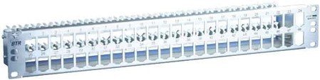 Unbekannt Metz Connect Patchfeld modul 48Port TN MPP48-Edst-leer 1,5HE Edstahl leer Patchpanel Kupfer 4250184137764 von METZ CONNECT
