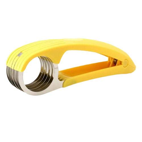Bananenschneider - Banana Slicer - Schneider - Gelb - Edelstahl - Kunststoff von Other