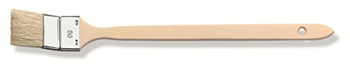 Triuso Heizkörperpinsel 1 5" graue Chinaborsten Pinsel Malerpinsel Fassadenpinsel Eckpinsel Winkelpinsel von TRIUSO