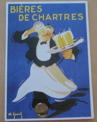 Bier von Chartres – Le Monnier – 10 x 15 cm Postkarte von Unbekannt