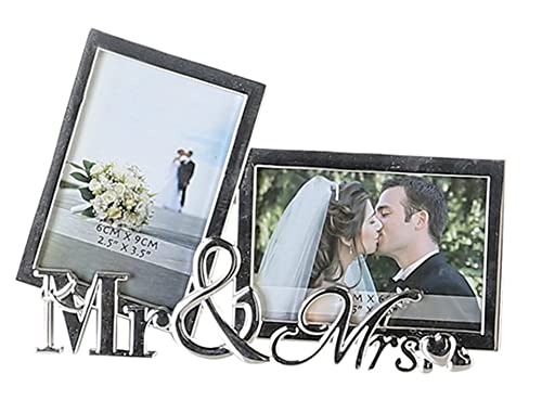 Bilderrahmen/Fotorahmen Mr. & Mrs für Ihre Hochzeitsfotos in Silber Farben für 2 Bilder Bilderrahmen/Fotorahmen Mr. & Mrs für Ihre Hochzeitsfotos in Silber Farben für 2 Bilder von Unbekannt