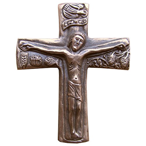 Bronzekreuz Bronze Kreuz Inri Kommunion 10 cm * 9 cm von Wilde