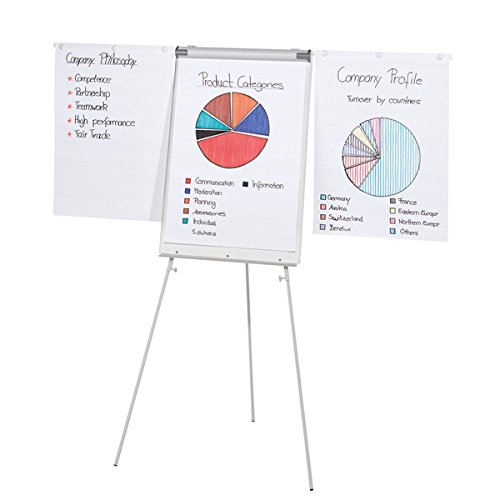 Büroring Flipchart ECO Standard grau, Schreibtafelfläche 106x74cm von Unbekannt