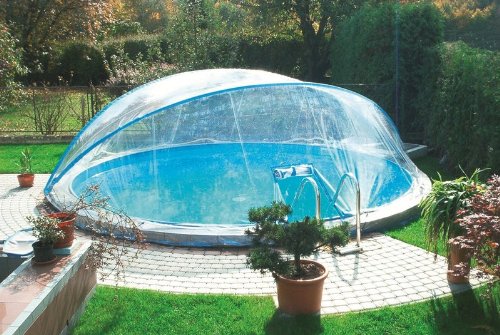 CABRIO-DOME für Rundbecken mit 450 cm Durchmesser komplett abklappbar von Unbekannt