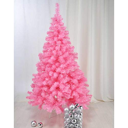 CHRISTBAUM IN PINK ROSA WEIHNACHTSBAUM TANNENBAUM KUNSTSTOFF 180 CM HOCH MIT STÄNDER von Haushalt International