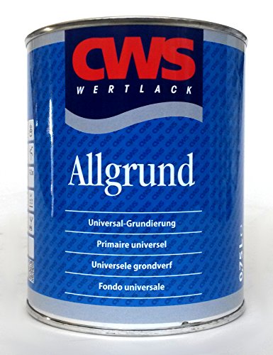 CWS Allgrund silbergrau RAL7001 matt, 0,75L - Matte Universal-Grundierung mit Korrosionsschutz auf Basis einer speziellen Bindemittelkombination. von Unbekannt