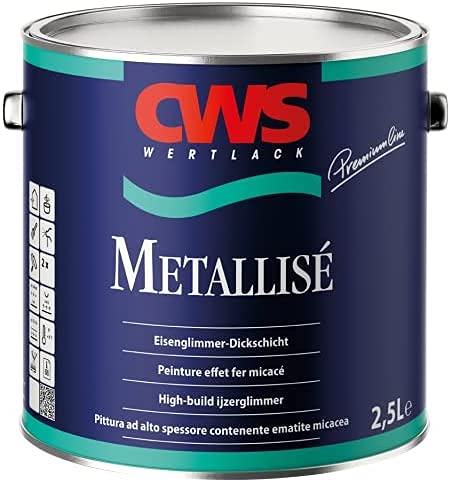 CWS Metallisé anthrazit, 2,5L - Dickschichtiger, lösemittelhaltiger, hochviskos eingestellter 1-Komponenten Beschichtungsstoff als dekorativer Korrosionsschutz für den Innen- und Aussenbereich. von Unbekannt