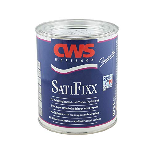 CWS SatiFixx, 0,75L - Seidenglanzlack mit Turbo-Trocknung. von CWS Wertlack