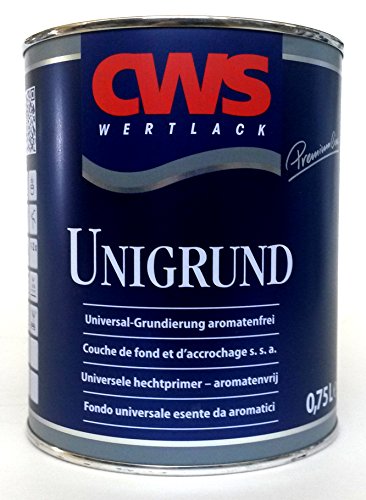 CWS Unigrund schwarz matt, 0,75L - Matte Universal-Grundierung auf Basis einer speziellen Bindemittelkombination. von Unbekannt