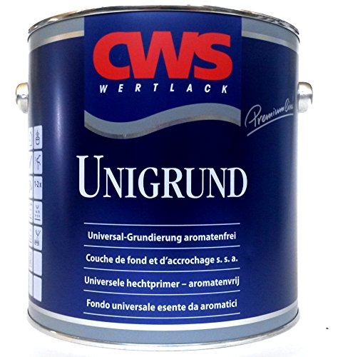 CWS Unigrund weiss matt, 2,5L - Matte Universal-Grundierung auf Basis einer speziellen Bindemittelkombination. von Unbekannt