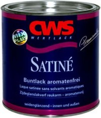 CWS Wertlack Satine - Aromatenfrier Buntlack Weiß Seidenglanzlack 750 ml von CWS