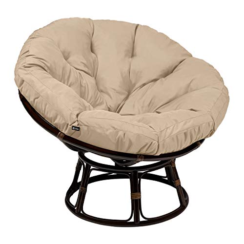 Classic Accessories Montlake Papasan-Kissen, wasserabweisend, 127 cm, Antik-Beige, Outdoor-Papasan-Kissen von CLASSIC ACCESSORIES