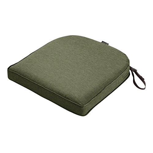 Classic Accessories Montlake FadeSafe Wasserabweisendes Sitzkissen für den Außenbereich, 50,8 x 50,8 x 5,1 cm, Farngrün, Outdoor-Stuhlkissen, Terrassenkissen von CLASSIC ACCESSORIES