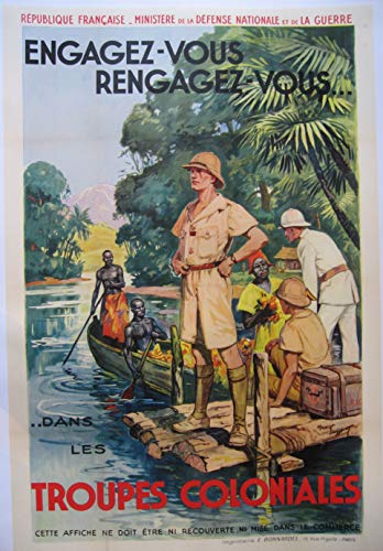 Colonial Poster, Format 50 x 70 cm, Papier, 300 g, Format und Verkauf der digitalen Datei, siehe Beschreibung von Unbekannt