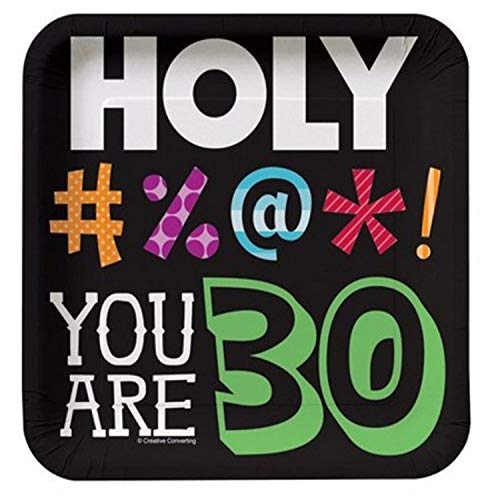 Creative Converting 413014 Partyteller, Papier, Holy Bleep 30. Geburtstag von Creative Converting