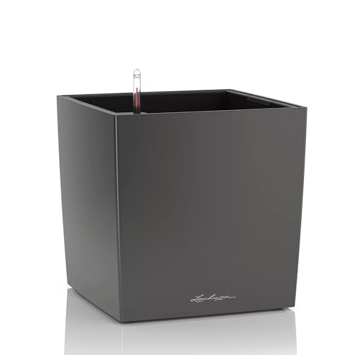 LECHUZA CUBE Premium 30 anthrazit metallic 16463 von Lechuza