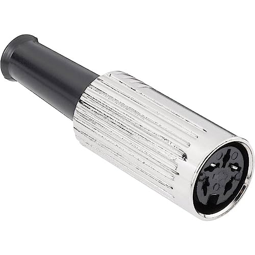 DIN Buchse, rechts BKL Electronic 0208076, Anzahl der Pole (num): 6 Silber, 1 Stück von Unbekannt