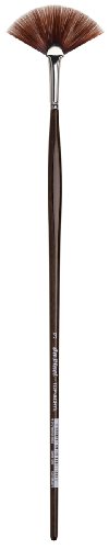 da Vinci Varnish & Priming Series 485 Top Acryl Fan Blender Brush, Synthetic with Anthracite Lacquered Handle, Size 3 von DA VINCI