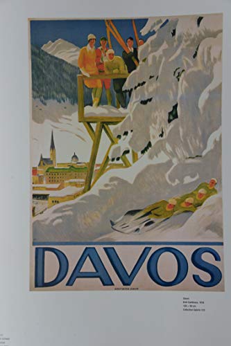Davos Schweiz Reproduktion, Poster, Format 50 x 70 cm, Papier, 300 g, Verkauf der digitalen Datei HD möglich. (Shop: Display evintage.fr.) von Unbekannt