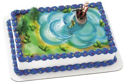 DecoPac Fischer im Boot Set Cake Topper/Tortendekorationen von DecoPac