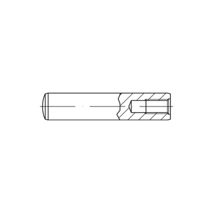 Din 7979 Zylinderstifte Bolzen Innendgewinde Stahl M6 D10x50 Form D 100 Stück B-Ware Din 7979 Zylinderstifte Bolzen Innendgewinde Stahl M6 D10x50 Form D 100 Stück B-Ware von Unbekannt