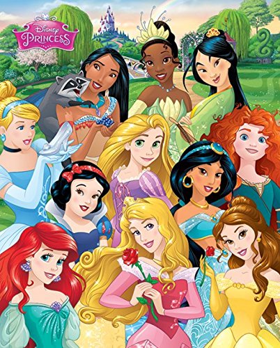 Disney – Ich bin eine Prinzessin – 40 x 50 cm Kunstdruck/Poster von Unbekannt