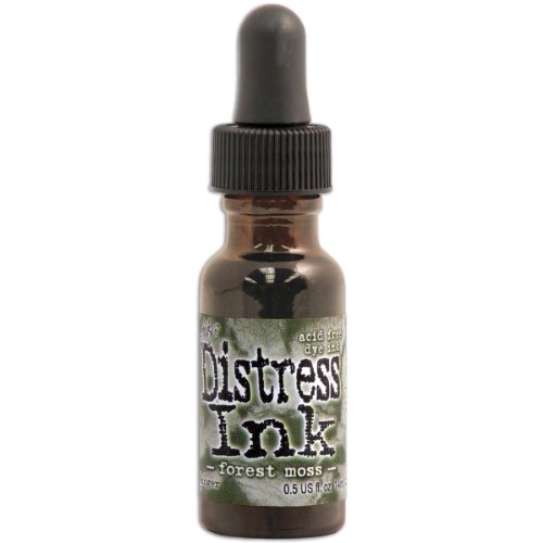 Distress Pad Re-Inker .5oz-Forest Moss von Ranger