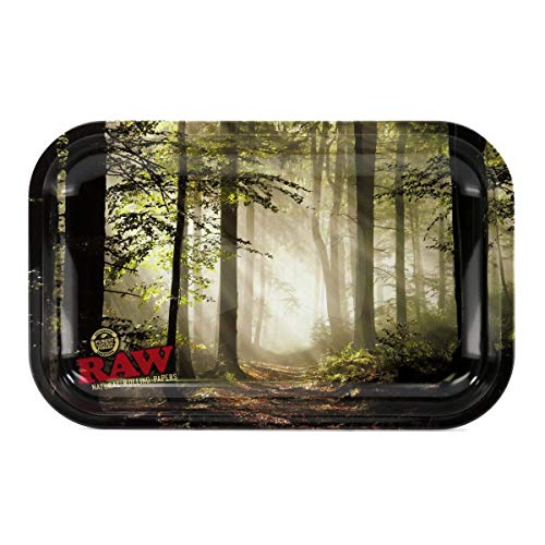 RAW 18595 Small Forest Metal Rolling Tray-27,5 x 17,5 cm, Blech von RAW