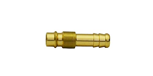 Druckluft Stecknippel Standard Nennweite 7,2 für Schlauchinnendurchmesser 6, 9, 13mm (Stecker Tülle 9mm) von Unbekannt