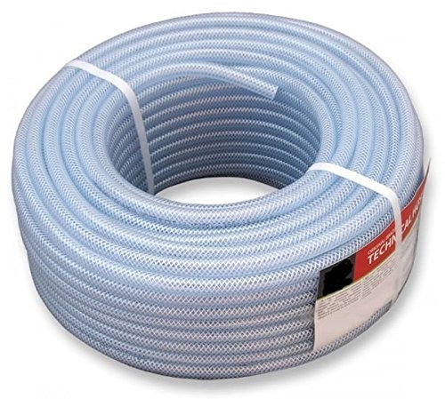 Unbekannt Druckluftschlauch 14 Größen 6 bis 19mm PVC-Schlauch Gewebeschlauch Druckluft 50m (9 x 2,5 mm) von Unbekannt