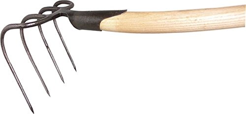 Dunghacke Zinkenlänge 210mm m. Federdülle,m. Stiel G. 1200 g,4 runde Zinken Dunghacke Zinkenlänge 210mm m. Federdülle,m. Stiel G. 1200 g,4 runde Zinken von Unbekannt
