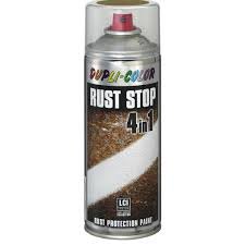 Dupli-Color Rust Stop 4 in 1 Eisenglimmer DB 704 silbergrau Sprühlack 400 ml von Motip