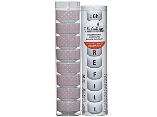 ECO CANDLE LIGHTS (ECO Starter Kombipack 8+9, Dots rosa) von Unbekannt