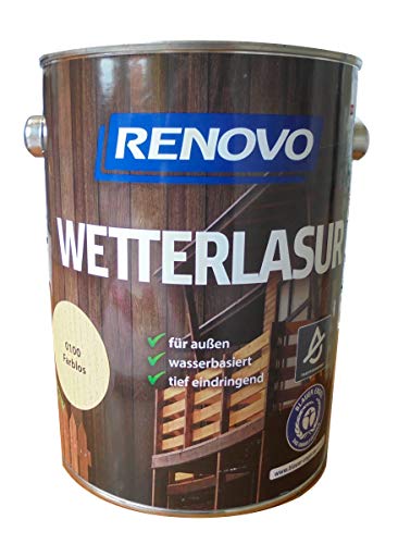 EM RENOVO Wetterlasur 2,5L farblos wasserbasiert 287300250100 von Unbekannt