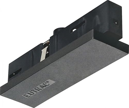 EUTRAC Mitteleinspeiser für 3-Phasen HV-Schiene, schwarz von EUTRAC